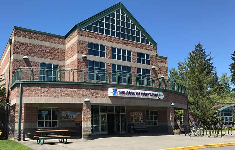Outside of the Sherwood Regional Family YMCA