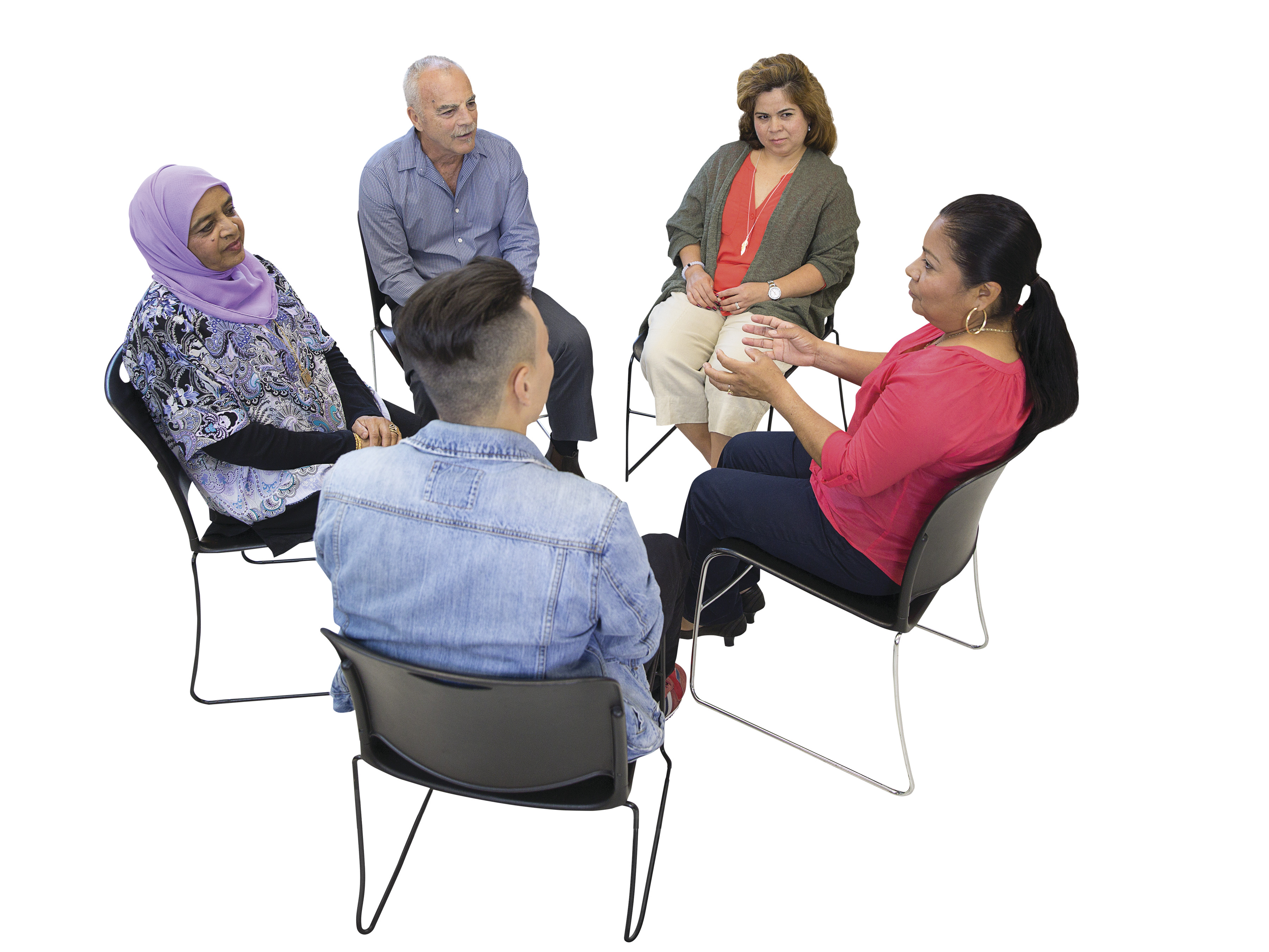 Group of people talking