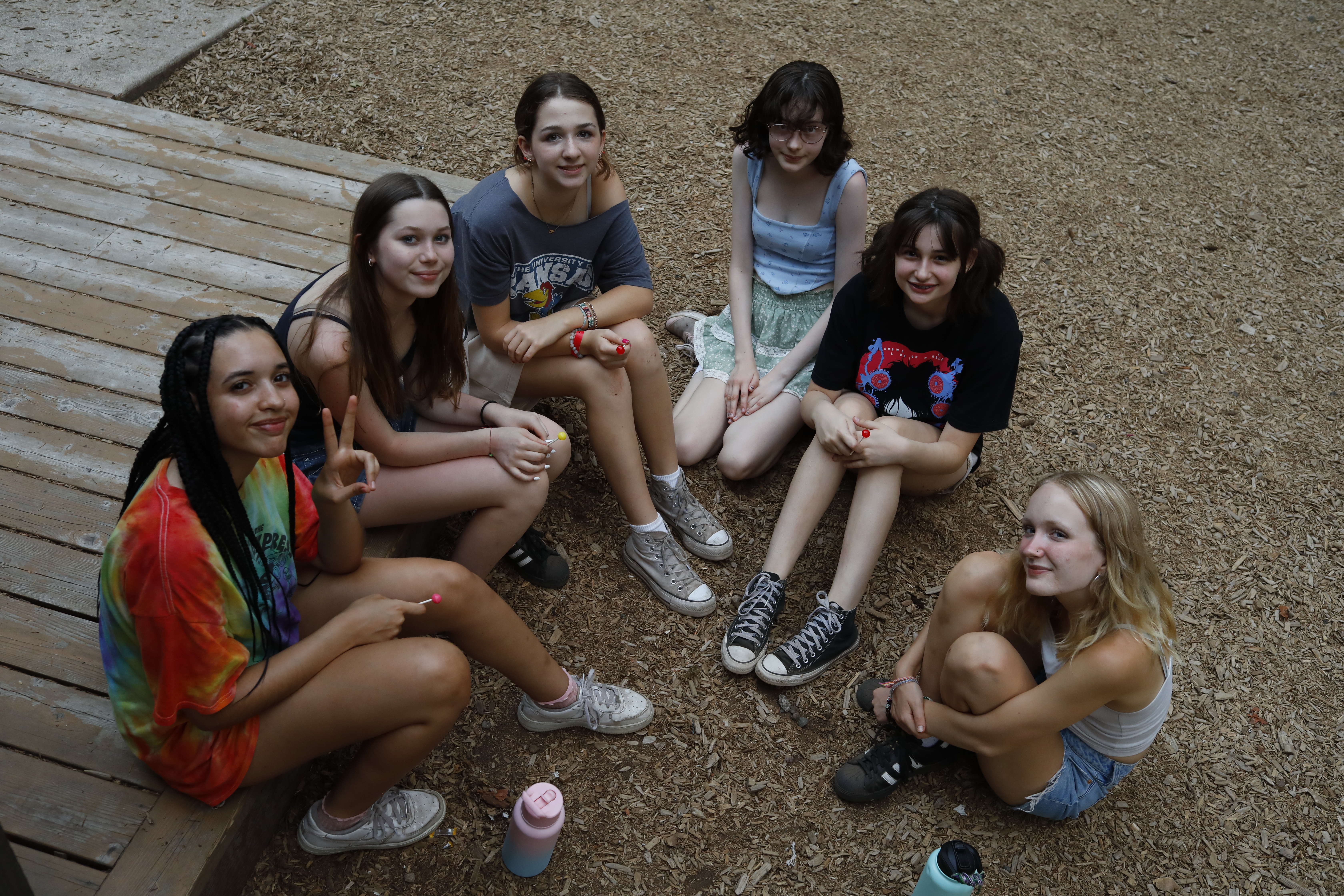 YMCA highschool leadership teens at Camp Collins Counselor In Training